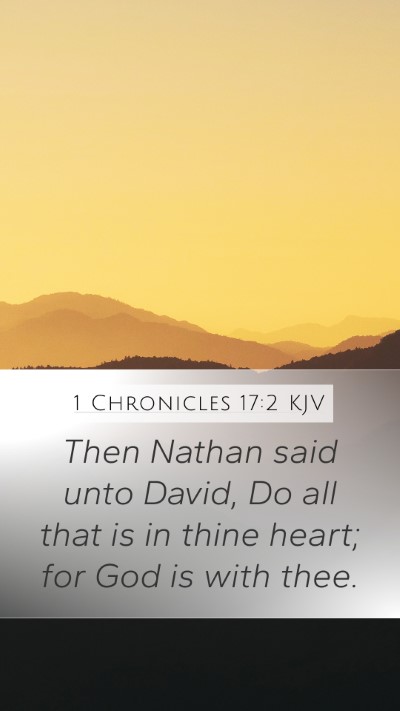 1 Chronicles 17:2 KJV Bible Verse Image