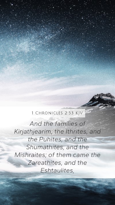1 Chronicles 2:53 KJV Bible Verse Image