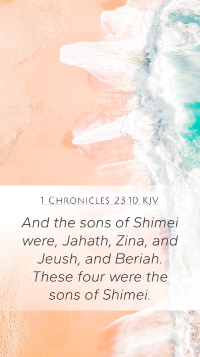 1 Chronicles 23:10 KJV Bible Verse Image