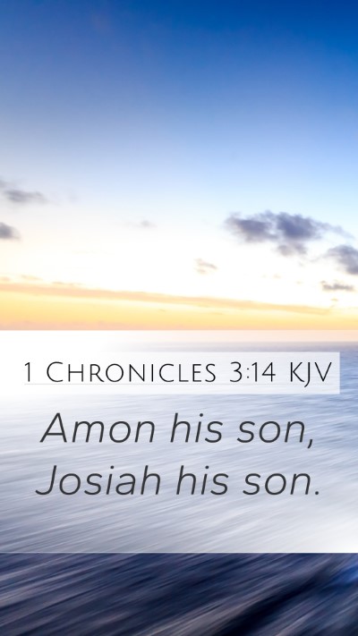 1 Chronicles 3:14 KJV Bible Verse Image