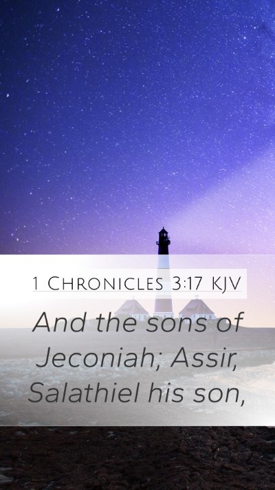 1 Chronicles 3:17 KJV Bible Verse Image