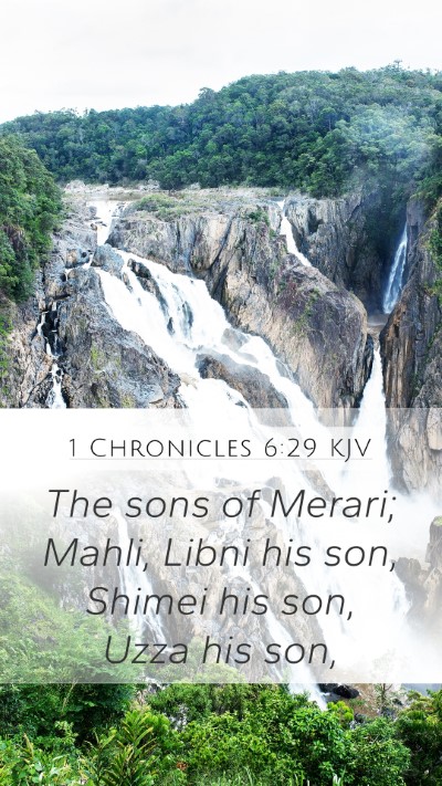 1 Chronicles 6:29 KJV Bible Verse Image