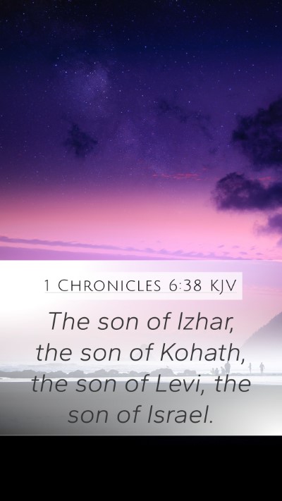 1 Chronicles 6:38 KJV Bible Verse Image