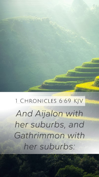1 Chronicles 6:69 KJV Bible Verse Image