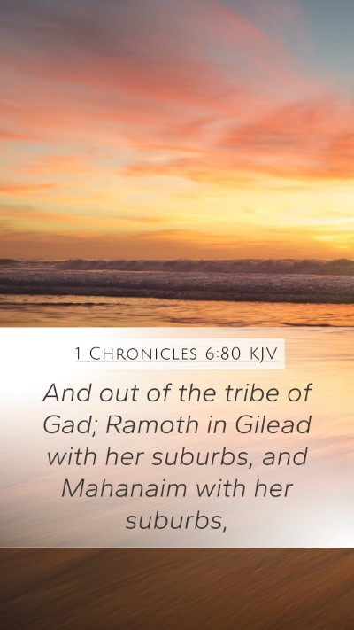 1 Chronicles 6:80 KJV Bible Verse Image