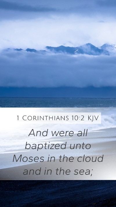1 Corinthians 10:2 KJV Bible Verse Image