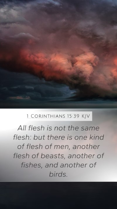 1 Corinthians 15:39 KJV Bible Verse Image
