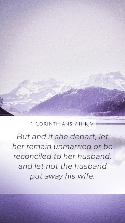 1 Corinthians 7:11 KJV Bible Verse Image