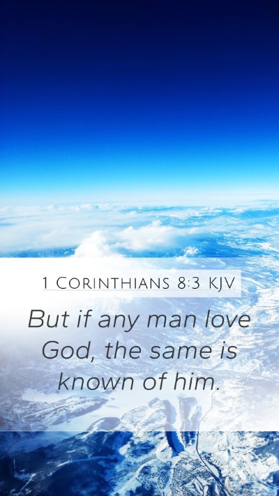 1 Corinthians 8:3 KJV Bible Verse Image