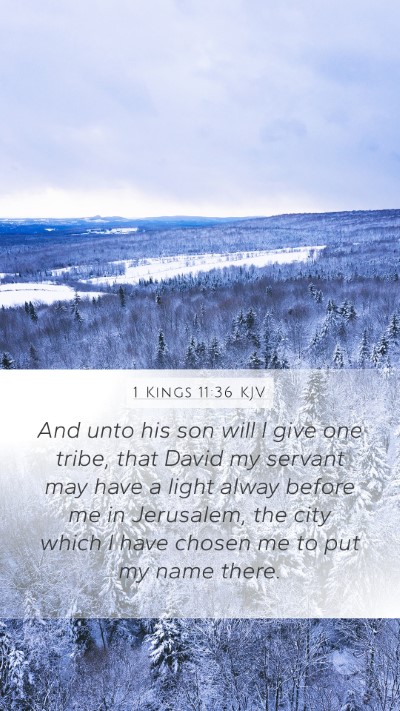 1 Kings 11:36 KJV Bible Verse Image
