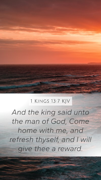1 Kings 13:7 KJV Bible Verse Image