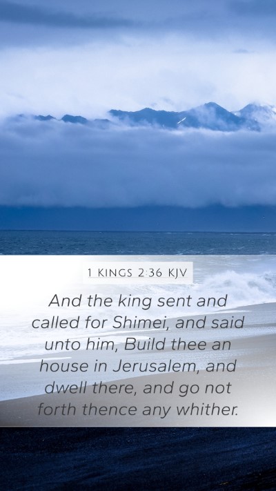 1 Kings 2:36 KJV Bible Verse Image