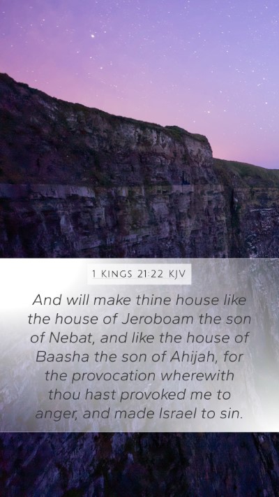 1 Kings 21:22 KJV Bible Verse Image