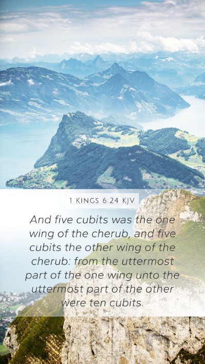 1 Kings 6:24 KJV Bible Verse Image