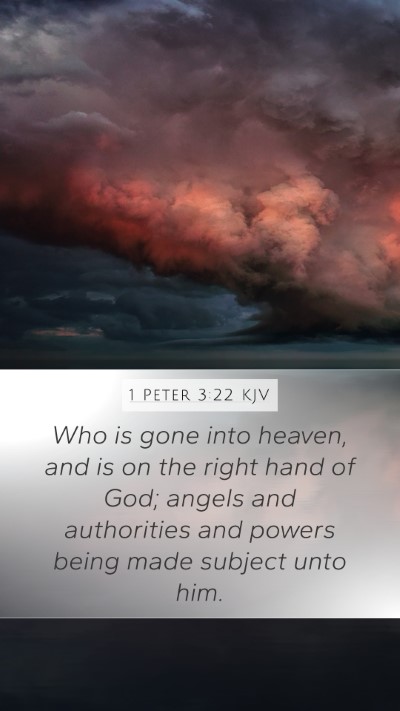 1 Peter 3:22 KJV Bible Verse Image