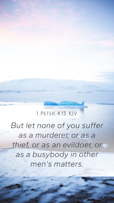 1 Peter 4:15 KJV Bible Verse Image