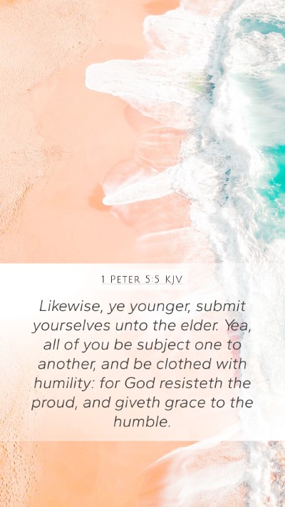 1 Peter 5:5 KJV Bible Verse Image