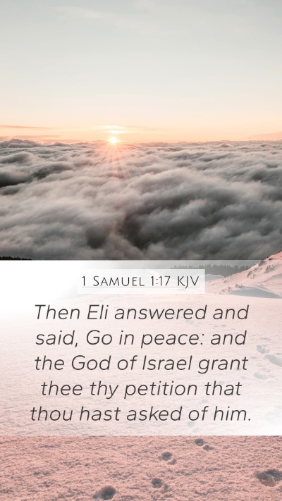 1 Samuel 1:17 KJV Bible Verse Image