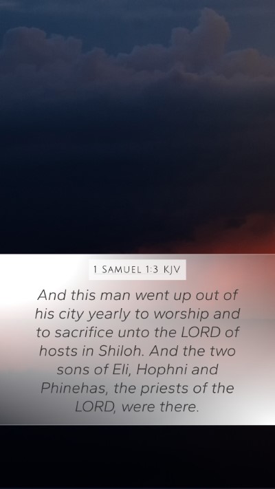 1 Samuel 1:3 KJV Bible Verse Image