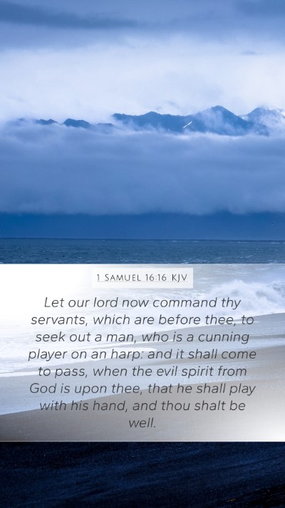 1 Samuel 16:16 KJV Bible Verse Image