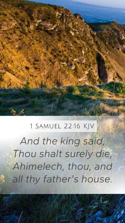 1 Samuel 22:16 KJV Bible Verse Image