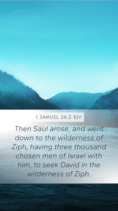 1 Samuel 26:2 KJV Bible Verse Image
