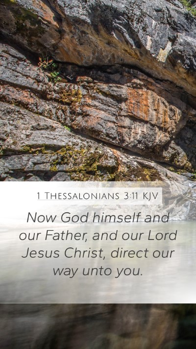 1 Thessalonians 3:11 KJV Bible Verse Image