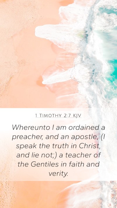 1 Timothy 2:7 KJV Bible Verse Image