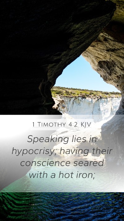 1 Timothy 4:2 KJV Bible Verse Image