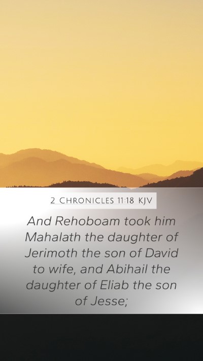 2 Chronicles 11:18 KJV Bible Verse Image