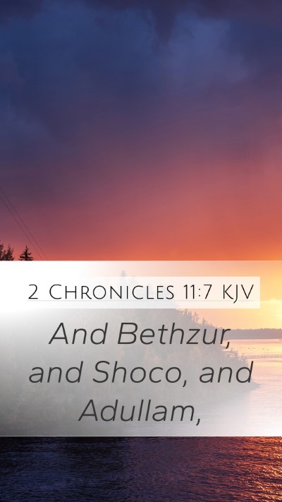 2 Chronicles 11:7 KJV Bible Verse Image