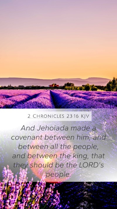 2 Chronicles 23:16 KJV Bible Verse Image