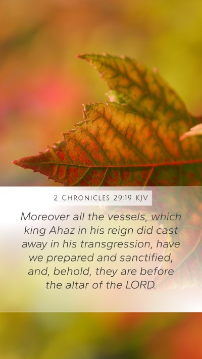 2 Chronicles 29:19 KJV Bible Verse Image