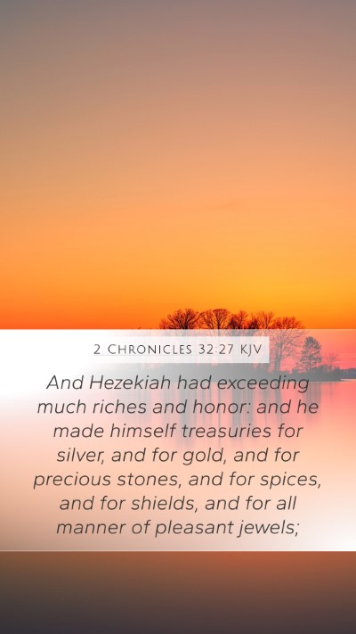 2 Chronicles 32:27 KJV Bible Verse Image