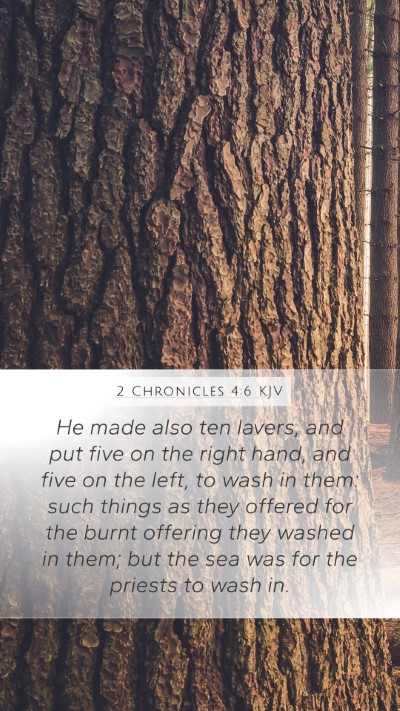 2 Chronicles 4:6 KJV Bible Verse Image