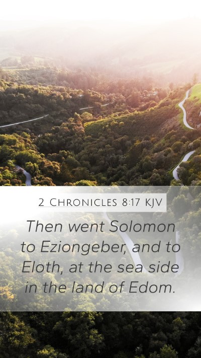 2 Chronicles 8:17 KJV Bible Verse Image