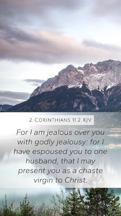 2 Corinthians 11:2 KJV Bible Verse Image