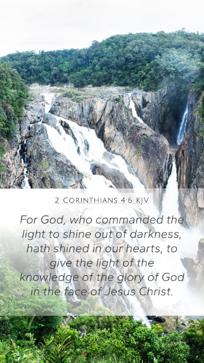 2 Corinthians 4:6 KJV Bible Verse Image