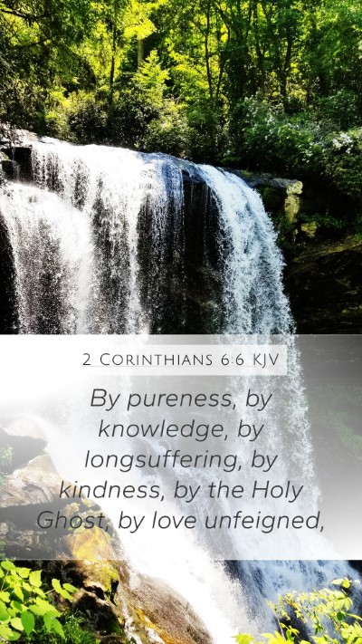 2 Corinthians 6:6 KJV Bible Verse Image