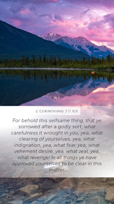 2 Corinthians 7:11 KJV Bible Verse Image