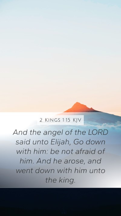 2 Kings 1:15 KJV Bible Verse Image