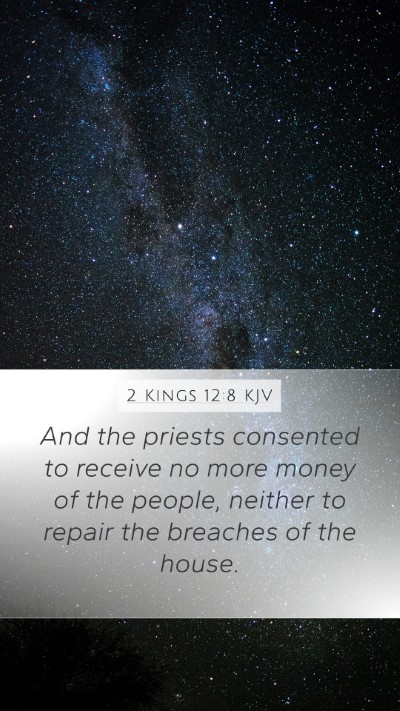2 Kings 12:8 KJV Bible Verse Image