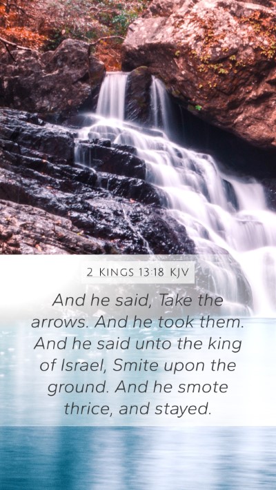 2 Kings 13:18 KJV Bible Verse Image