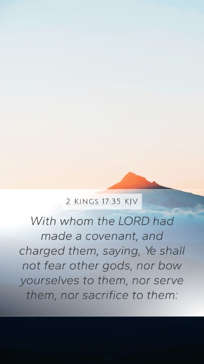 2 Kings 17:35 KJV Bible Verse Image