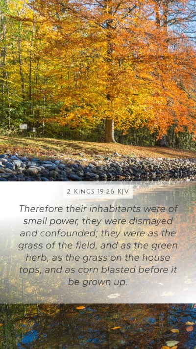 2 Kings 19:26 KJV Bible Verse Image