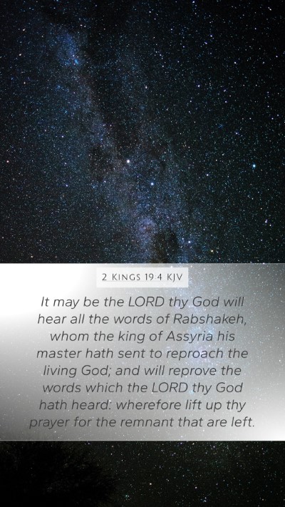 2 Kings 19:4 KJV Bible Verse Image