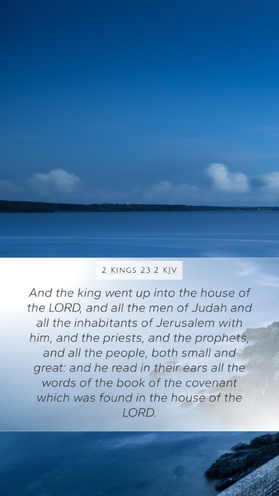 2 Kings 23:2 KJV Bible Verse Image