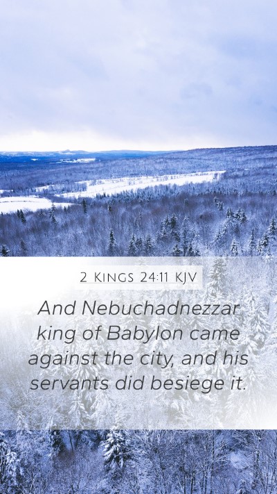 2 Kings 24:11 KJV Bible Verse Image
