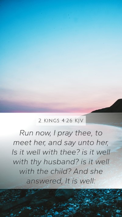 2 Kings 4:26 KJV Bible Verse Image