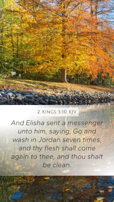 2 Kings 5:10 KJV Bible Verse Image